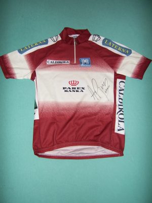 LETÓNIA (a) CAMISA DE CICLISMO DA SELEÇÃO NACIONAL 2000