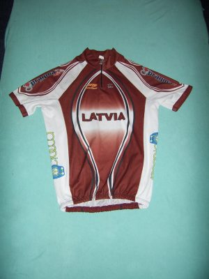 LETTONIA (d) MAGLIA CICLISMO DELLA SQUADRA NAZIONALE